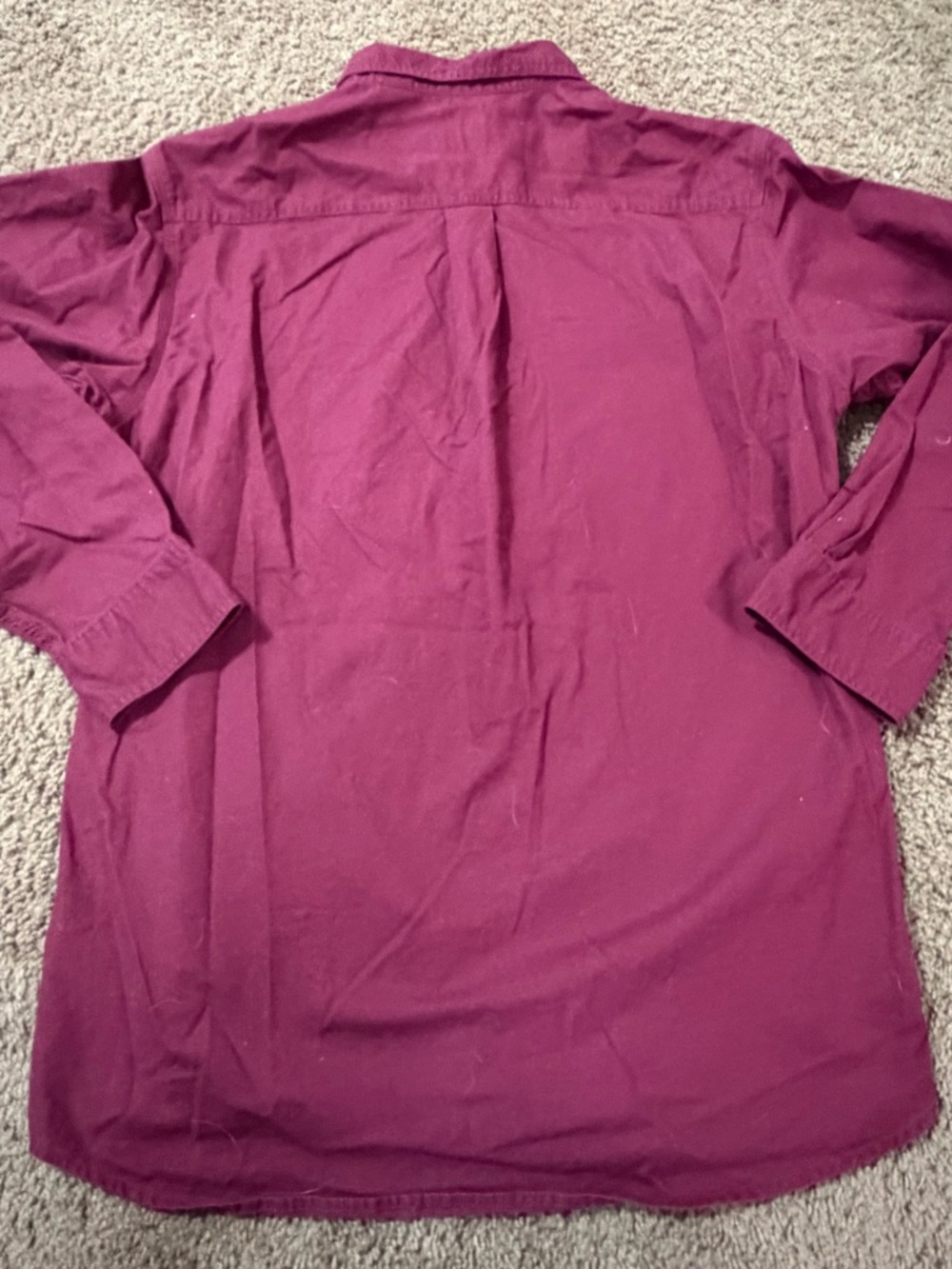 RedHead Men's Burgundy Long-Sleeve Button-Down Shirt XL - Picture 12 of 12